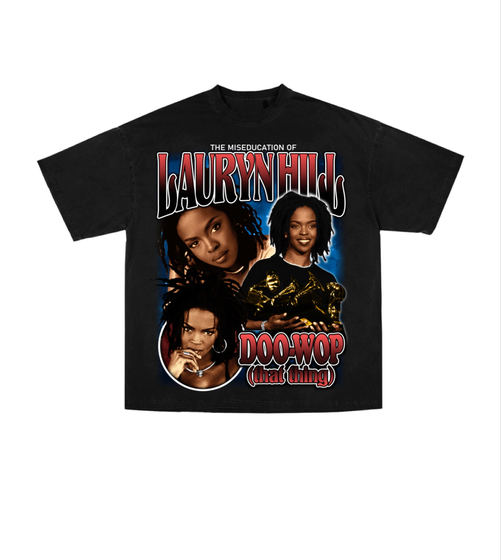 Summer Hill Clothing - 2026 ファッション歌手ローリンヒル Tシャツメンズレディースコットン Tシャツ夏カジュアル半袖ラウンドネック服ルーズトップストレンド