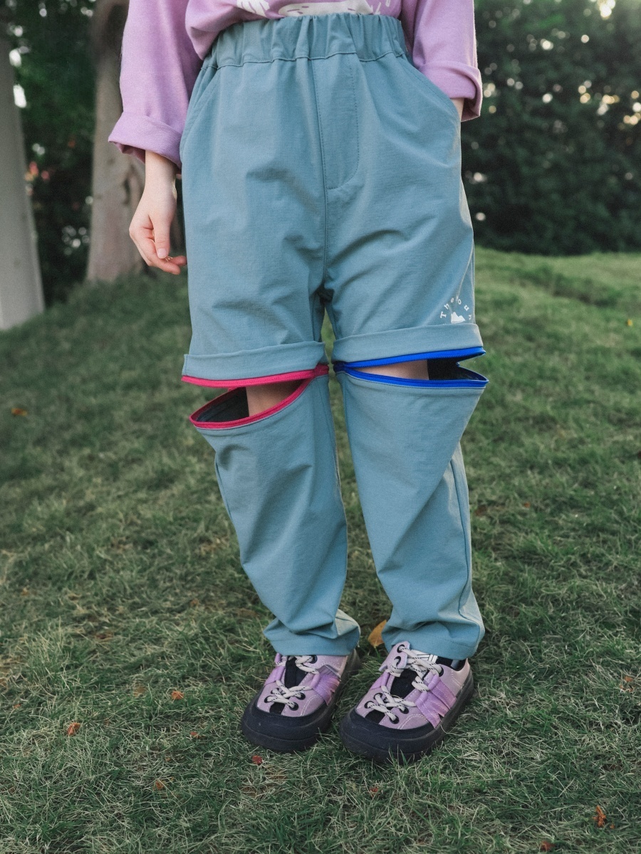 Summer Away Clothing Brand - 取り外し可能なアウトドア春夏キッズパンツ速乾ロングパンツショーツ2WAY着用可能FaceCブランド子供服