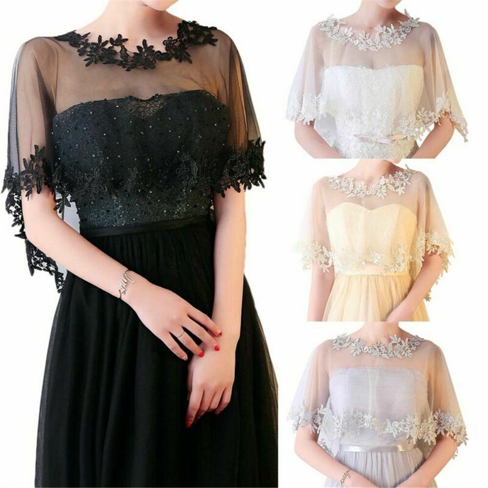 Summer Light Clothing - 女性のカジュアルなレースのショール、結婚式のケープ、イブニングドレス、エレガントなスタイルのショール、純粋なガーゼ、ブライダルパーティー