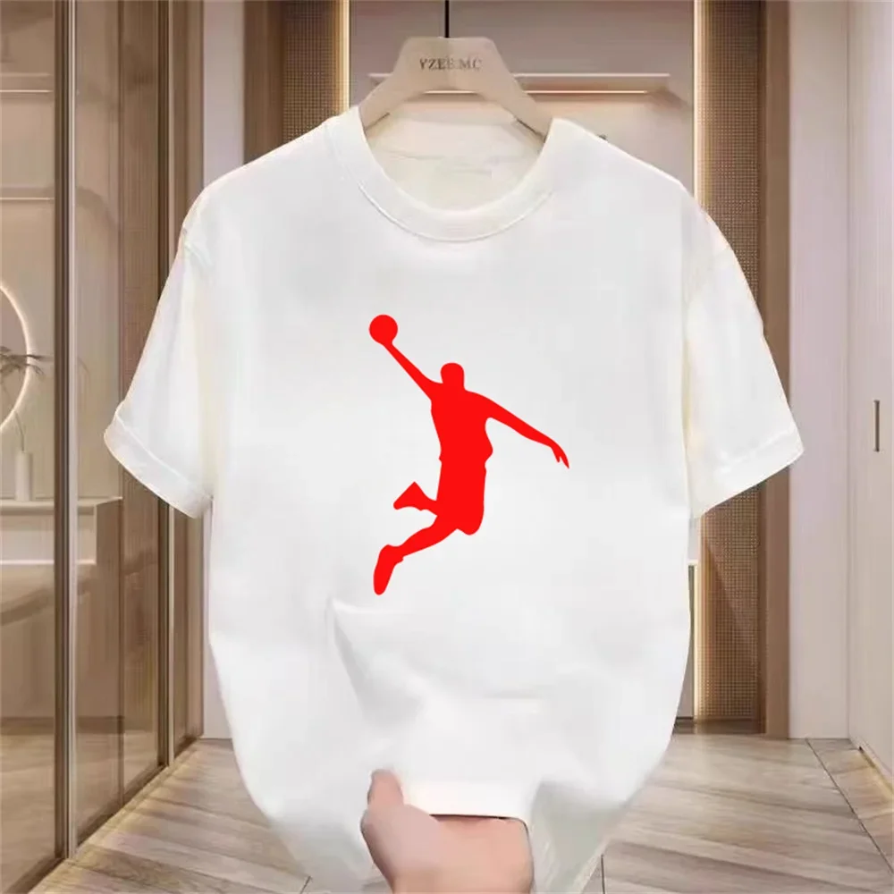 Quality Summer Clothing - 新しいクリエイティブ高級メンズ高品質夏プリントジョーダン Tシャツ綿カジュアル個性 Y2K 子供用クルーネックトップ