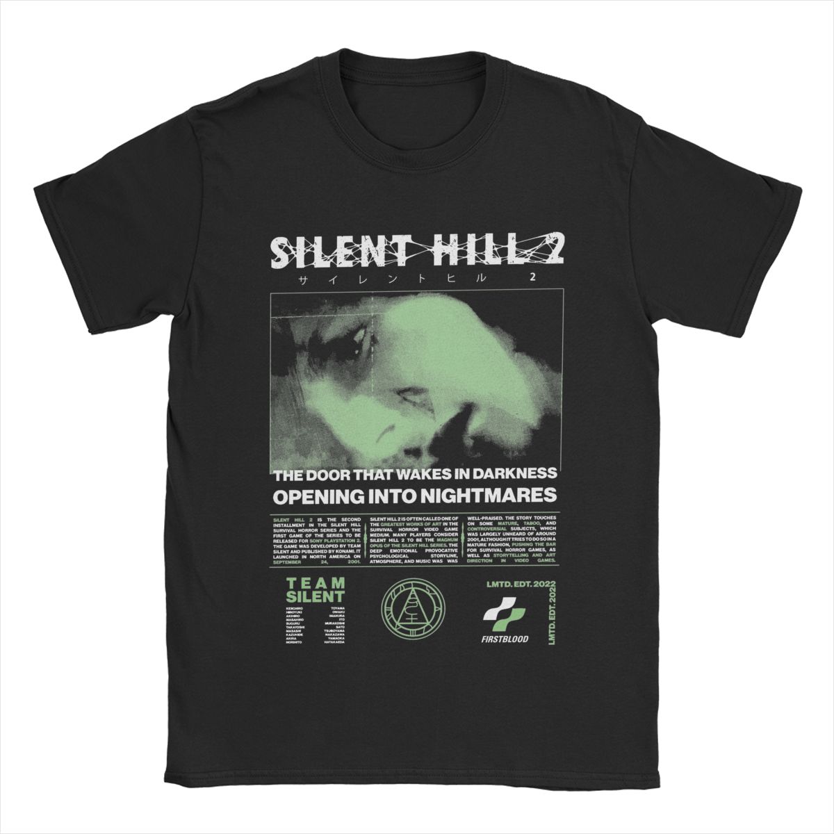 Summer Hill Clothing - 男性サイレントヒル 2 Tシャツ綿の服カジュアル半袖ラウンドネック Tシャツ大人の Tシャツ