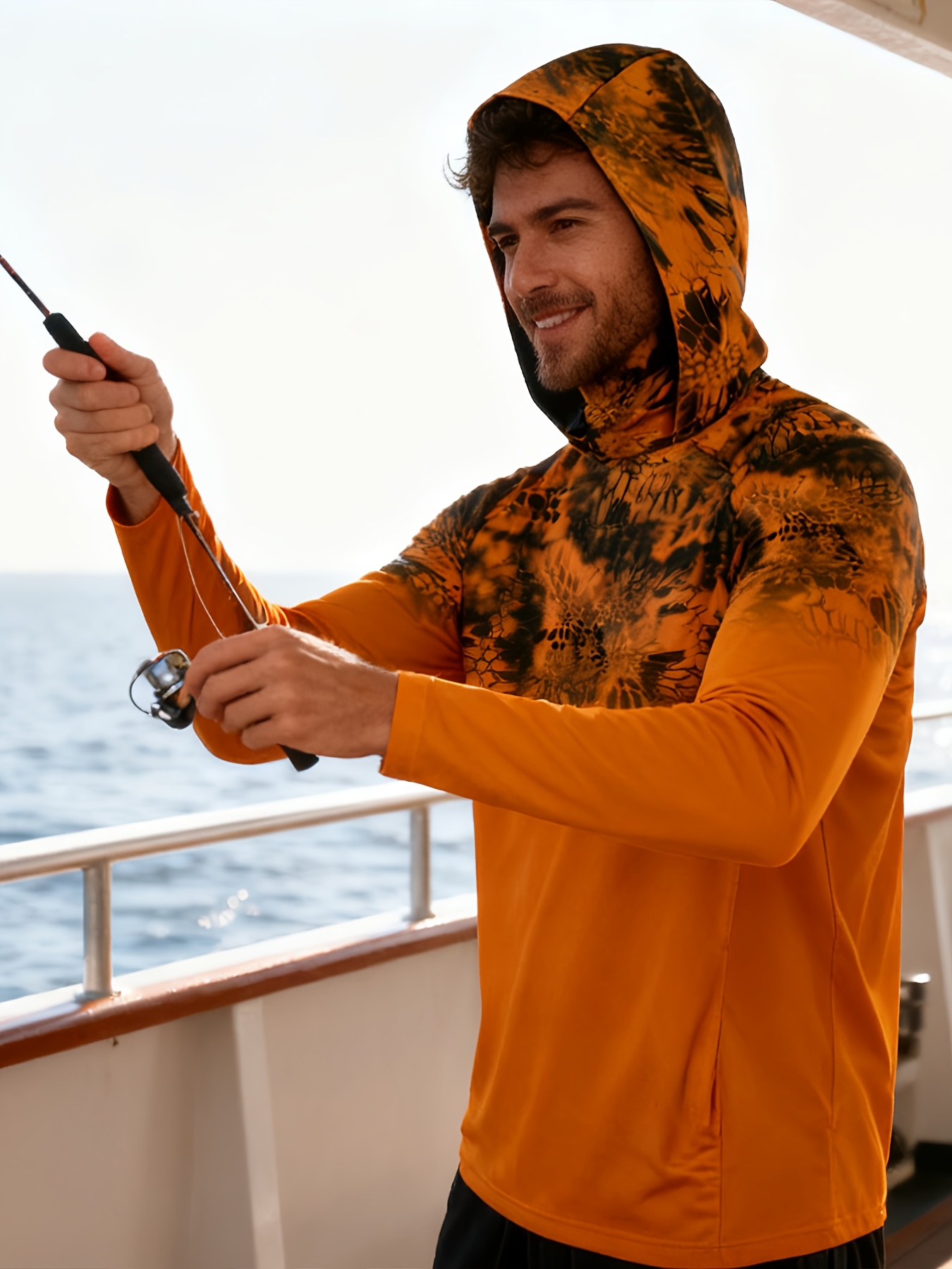 Summer Clothing Us - 2026年新モデル UVカット長袖フード付きフィッシングシャツ - UVカットフィッシングマスク付き衣類