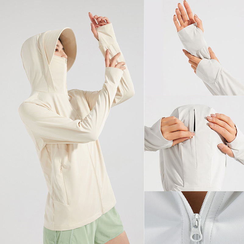 Summer Light Clothing - 男性と女性のための日焼け止めシャツ,超軽量,通気性,氷感,夏用,超軽量