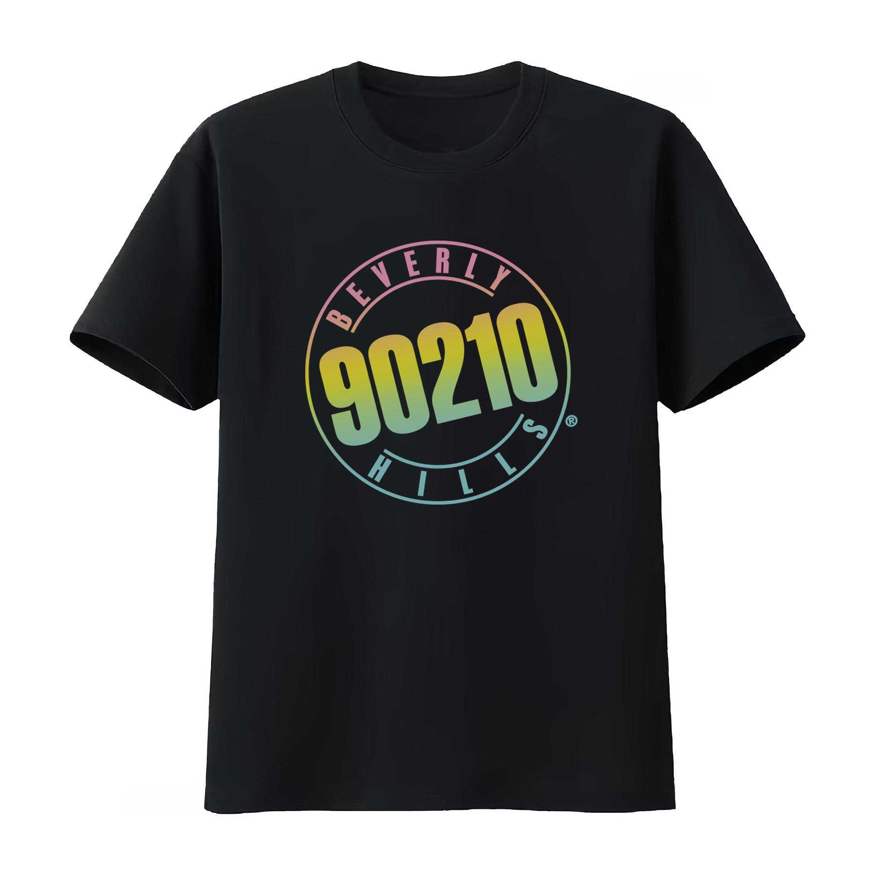 Summer Hill Clothing - ビバリーヒルズ 90210 レトロロゴ Tシャツファッションカジュアルヴィンテージ快適なファッション紳士服女性の 2026 夏