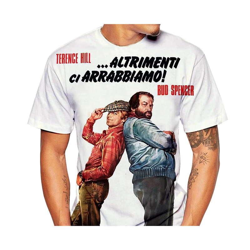 バッド・スペンサー・テレンス・ヒル Tシャツ 3Dプリント  - Summer Hill Clothing のレビューと価格