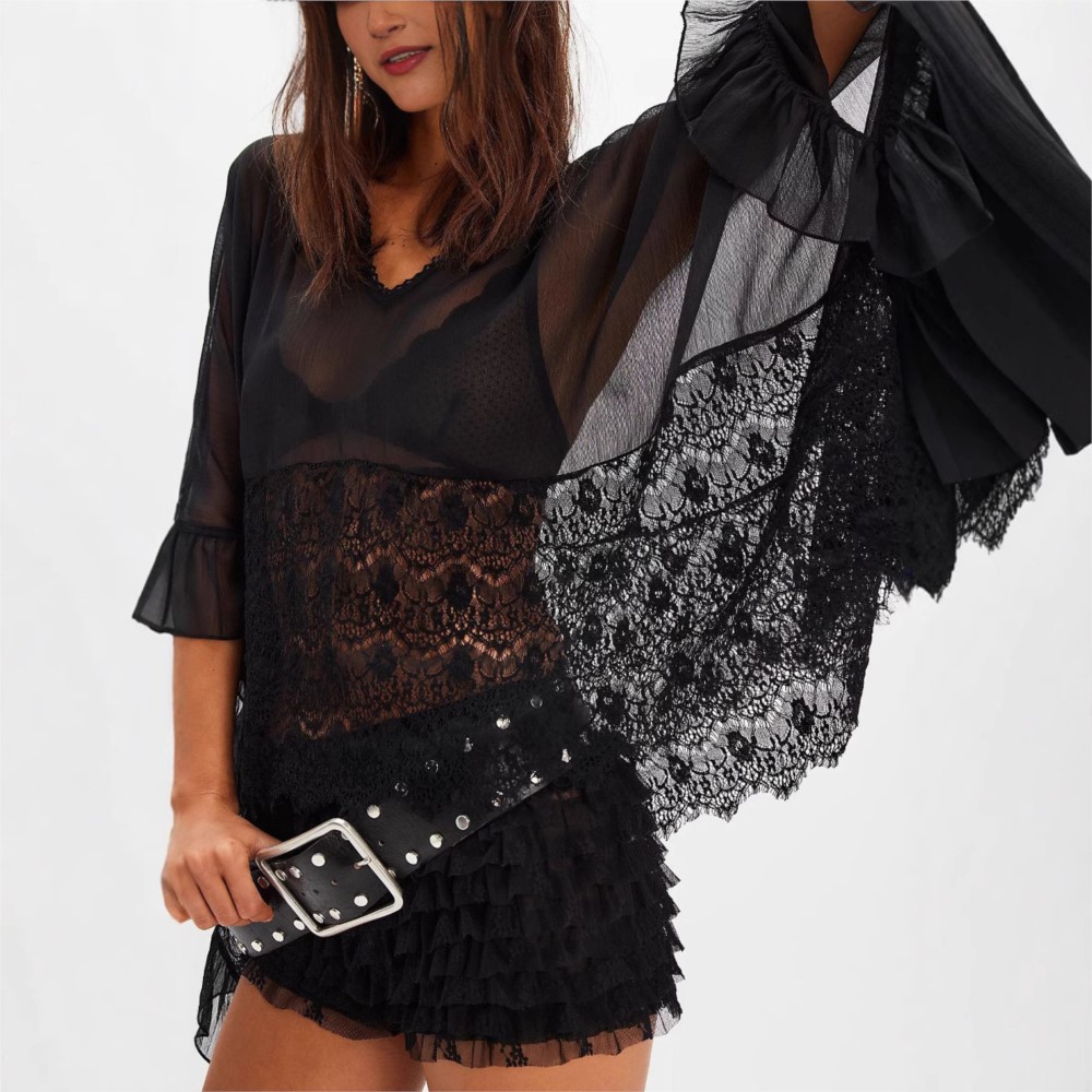 女性用ルーズブラウス シャツ 長袖トップス レディース服 レ - Summer Clothing Holiday のレビューと価格