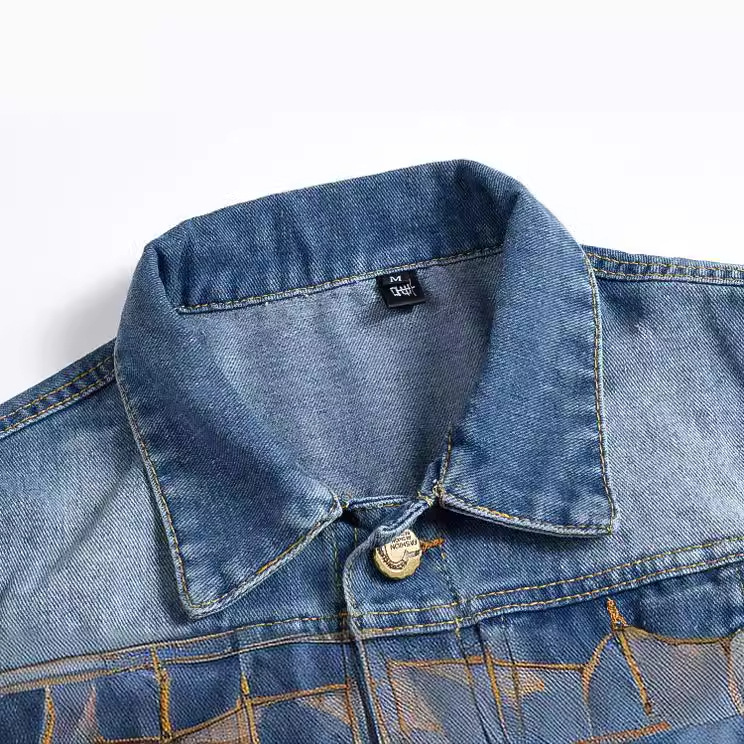 トレンディなバイク用メンズウェア：ライトブルーデニムジャケッ - Summer Light Clothing のレビューと価格
