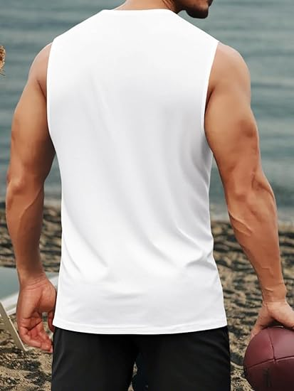 メンズタンクトップセット 2026年夏 速乾性ビーチ・海辺ウ - Summer Clothing Us のレビューと価格
