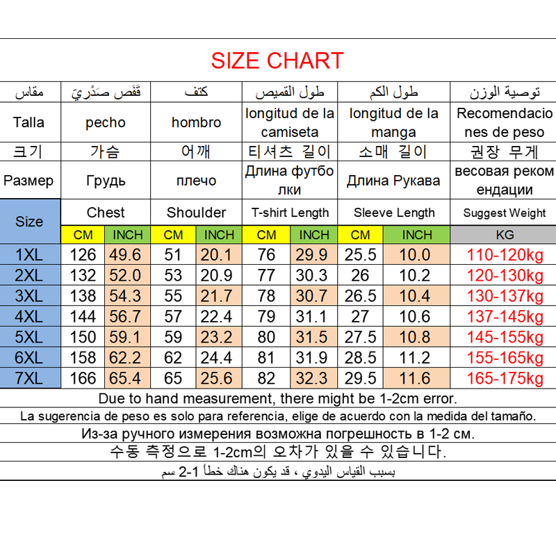 メンズプラスサイズ Tシャツ 5XL 6XL 7XL 110 - Summer Clothing Plus のレビューと価格