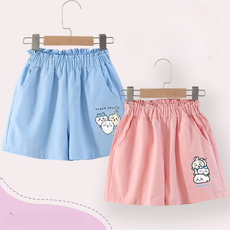 アニメ漫画かわいいちいかわ子供服ショートパンツ夏用バドウエス - Summer Light Clothing のレビューと価格