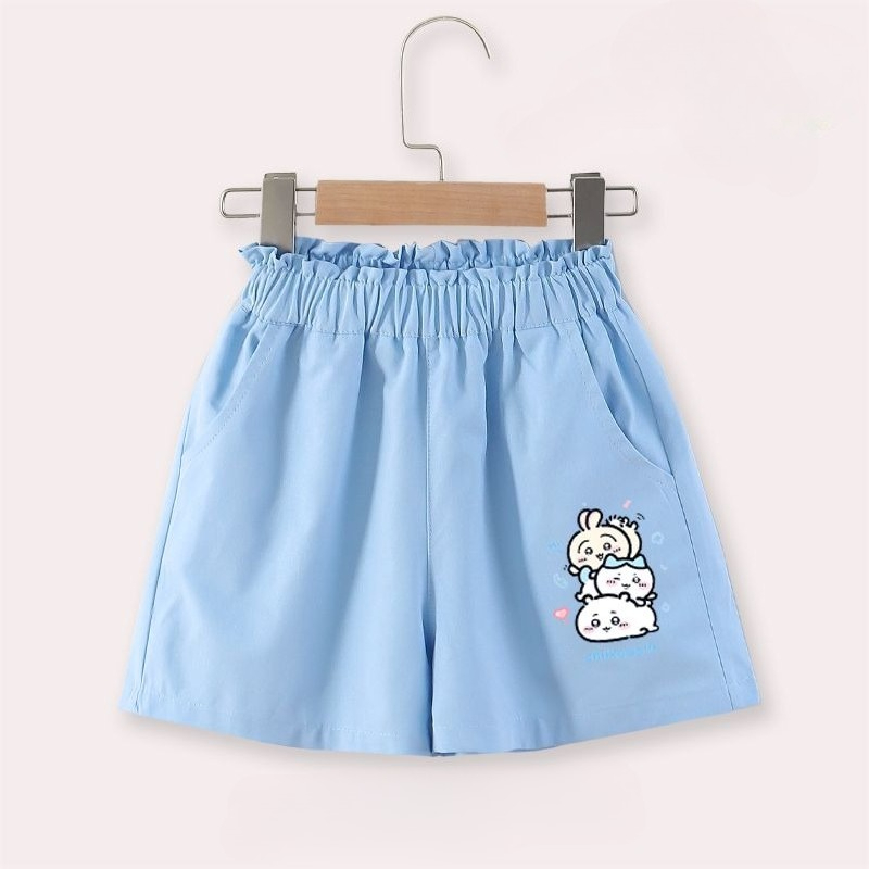 アニメ漫画かわいいちいかわ子供服ショートパンツ夏用バドウエス - Summer Light Clothing のレビューと価格
