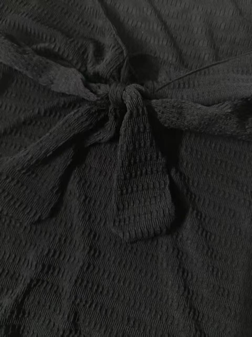 レディース　スイートハートVネック半袖ブラウス　フロントビッ - Tie Front Shirt のレビューと価格