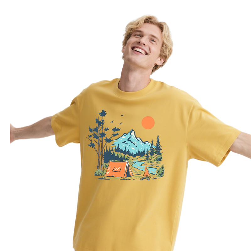 夏キャンプ用DTF衣類 ホットスタンピングDIY メンズ＆レ - Summer Clothing Pictures のレビューと価格