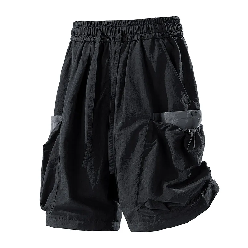 メンズショーツルーズ大きいサイズマルチポケットオーバーオール - Summer Clothing Plus のレビューと価格