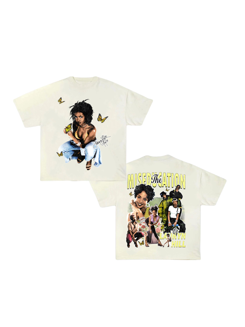 ファッション歌手ローリンヒル Tシャツメンズレディースコット - Summer Hill Clothing のレビューと価格