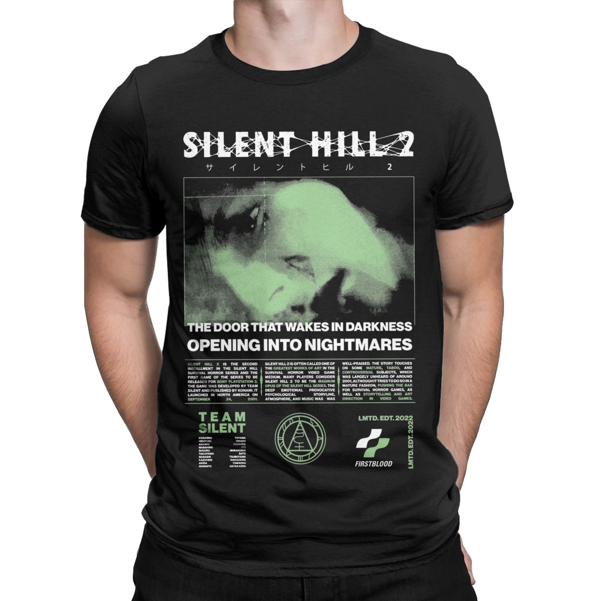 男性サイレントヒル 2 Tシャツ綿の服カジュアル半袖ラウンド - Summer Hill Clothing のレビューと価格