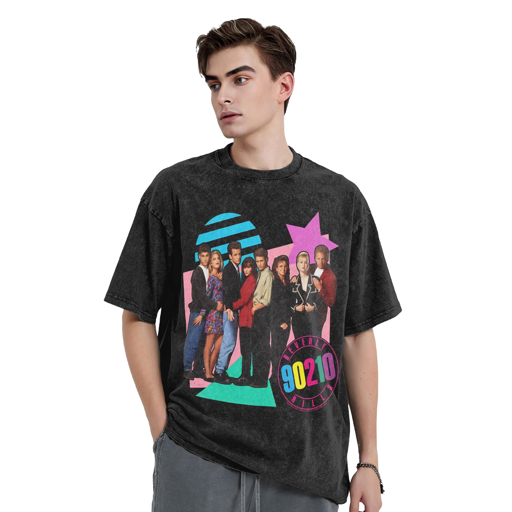 ビバリーヒルズ、90210 レトロウォッシュ Tシャツ男性美 - Summer Hill Clothing のレビューと価格