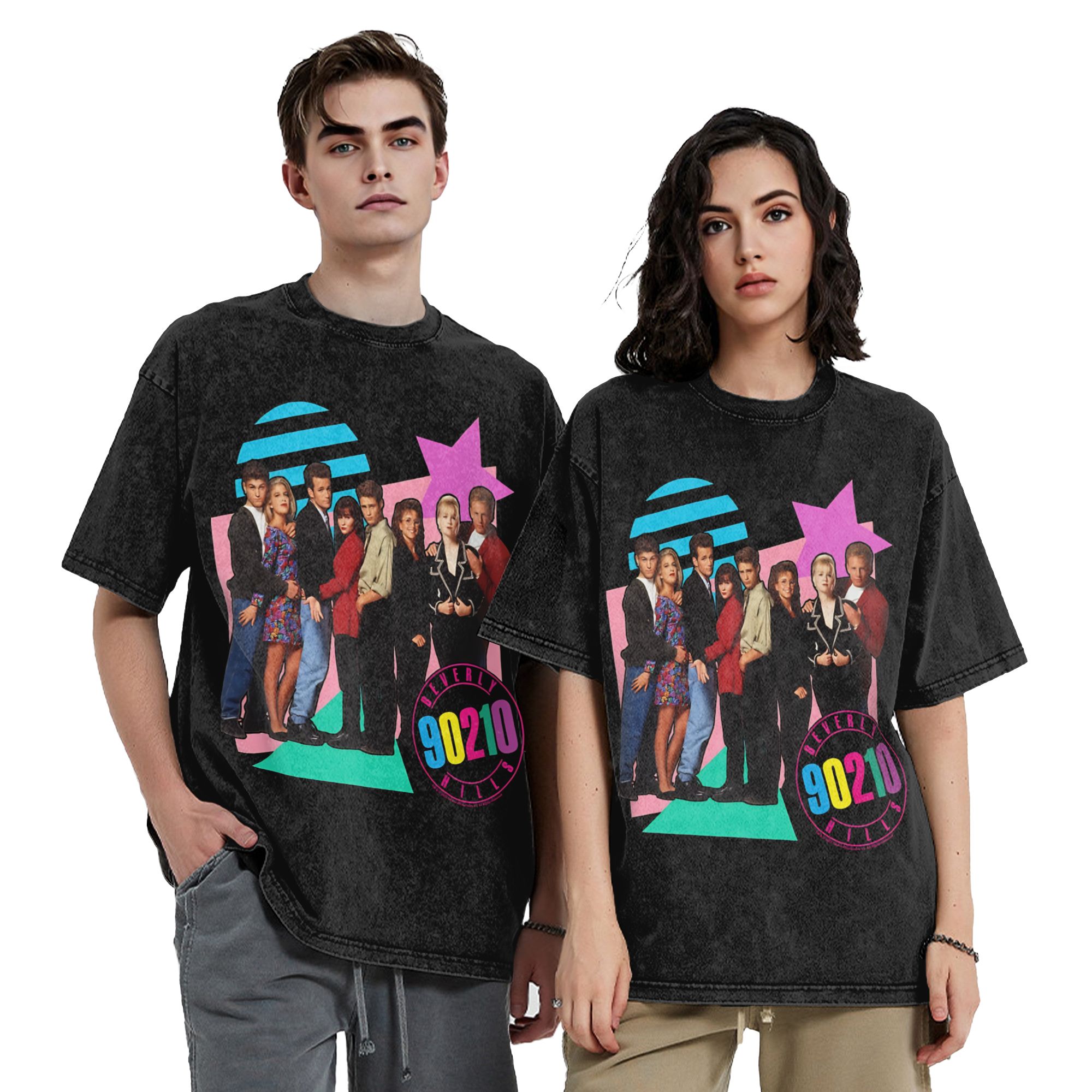 ビバリーヒルズ、90210 レトロウォッシュ Tシャツ男性美 - Summer Hill Clothing のレビューと価格