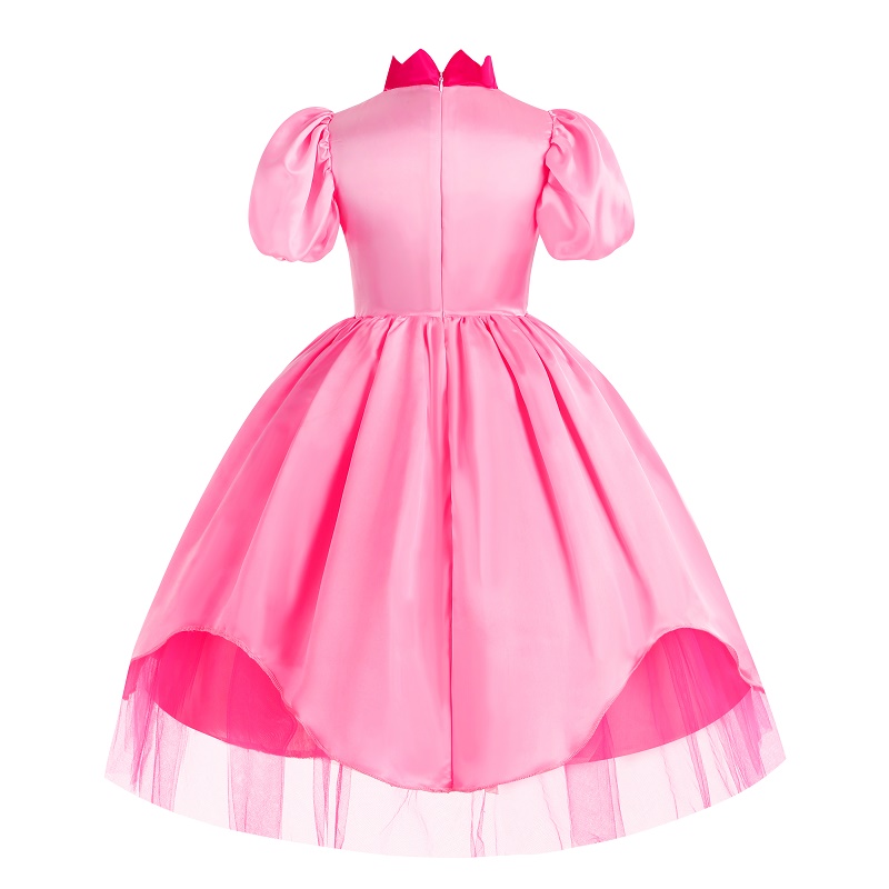 ピーチコスチューム子供の誕生日プリンセスドレス女の子のための - Summer Clothing For Kids Girls のレビューと価格