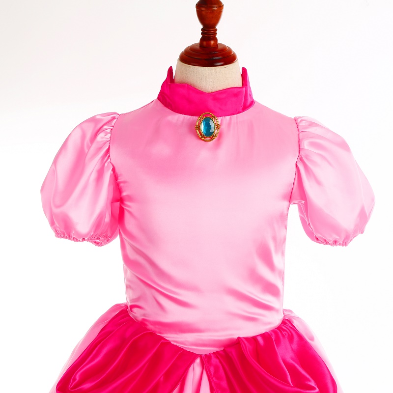 ピーチコスチューム子供の誕生日プリンセスドレス女の子のための - Summer Clothing For Kids Girls のレビューと価格