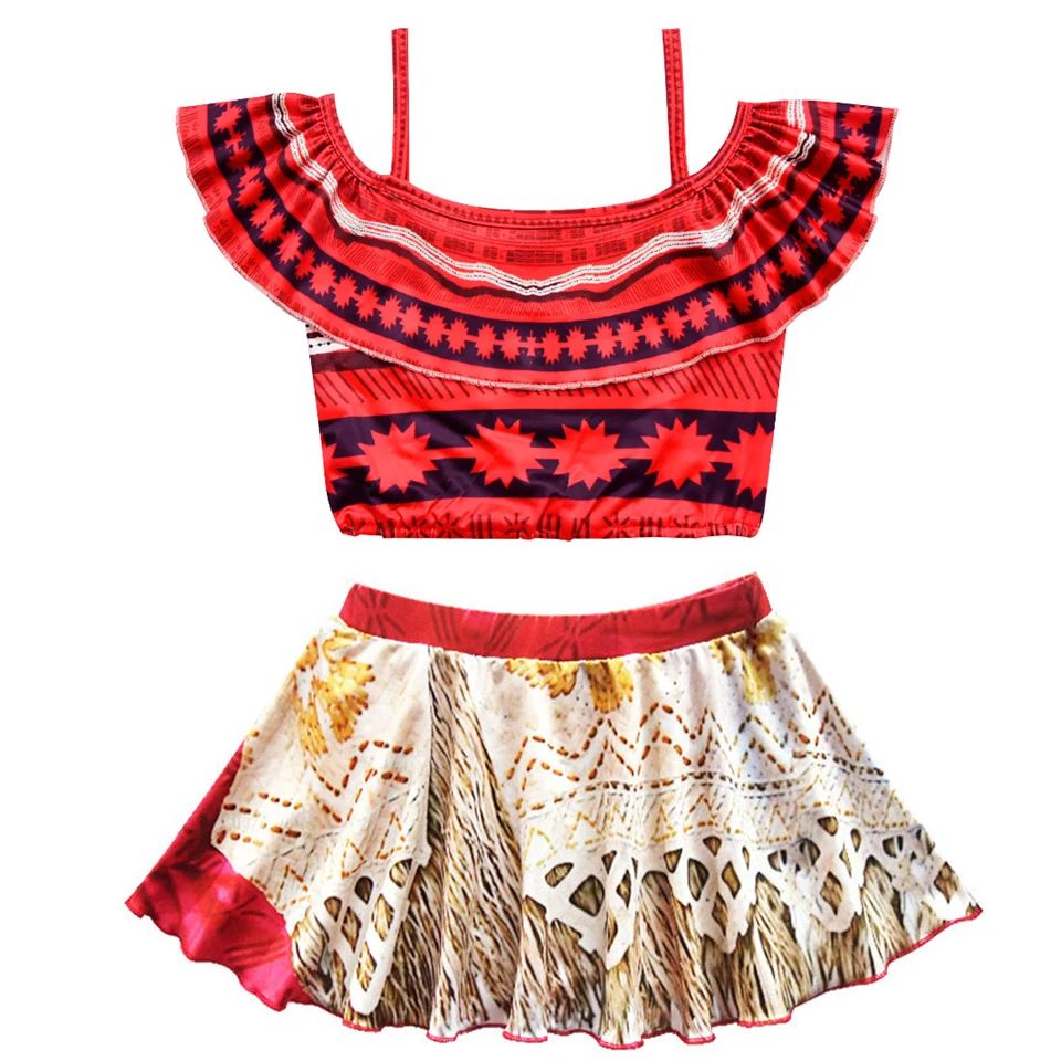 夏の妖精プリンセスモアナコスプレ水着女の子水着水着女の子ビー - Summer Clothing For Kids Girls のレビューと価格