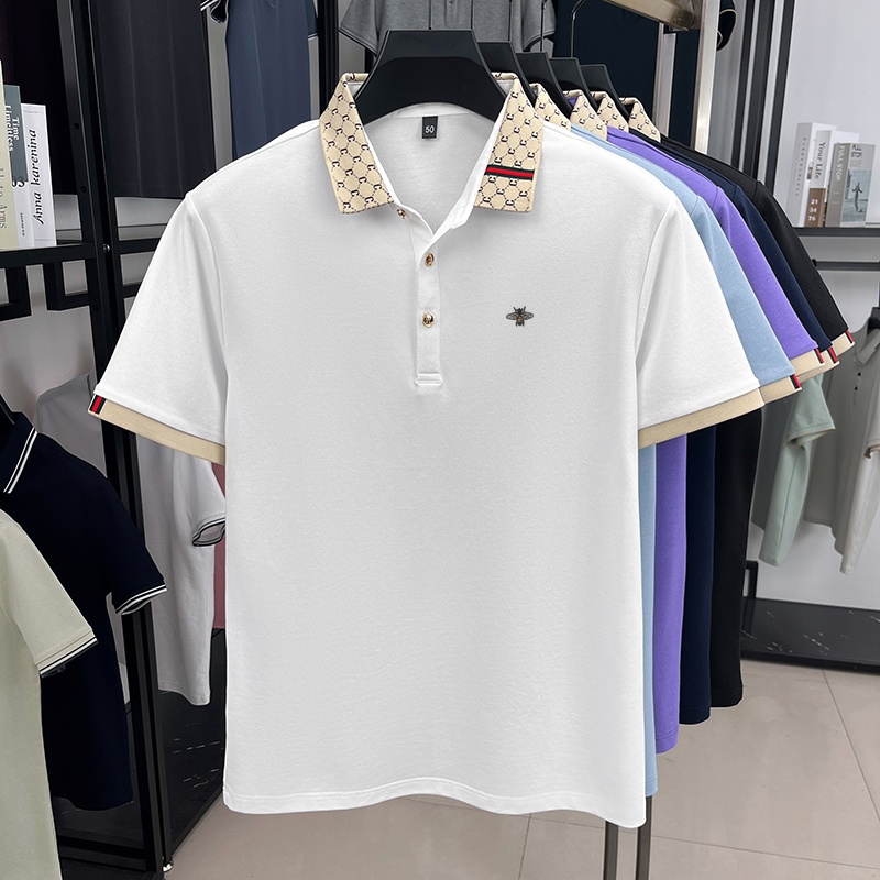 高級ブランド ハイエンド メンズ ラペルポロシャツ 夏新作  - Summer Clothing Men Linen のレビューと価格