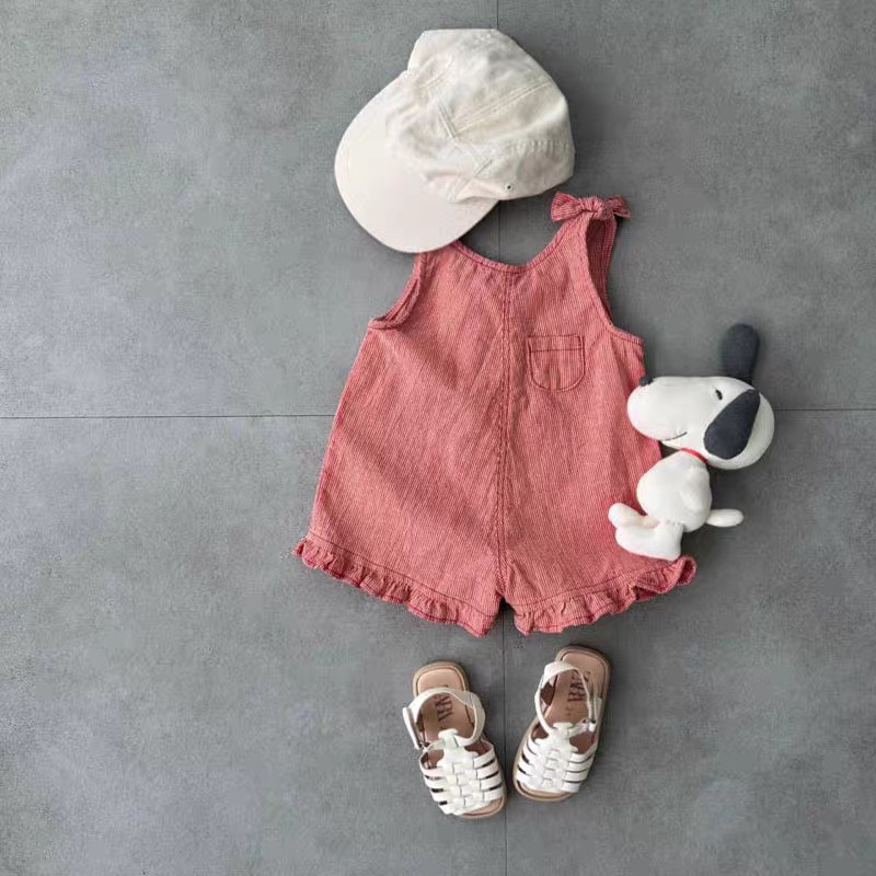 HY2831 女の子用サマーロンパース、ビブとショートパンツ - Summer Clothing Baby Girl のレビューと価格