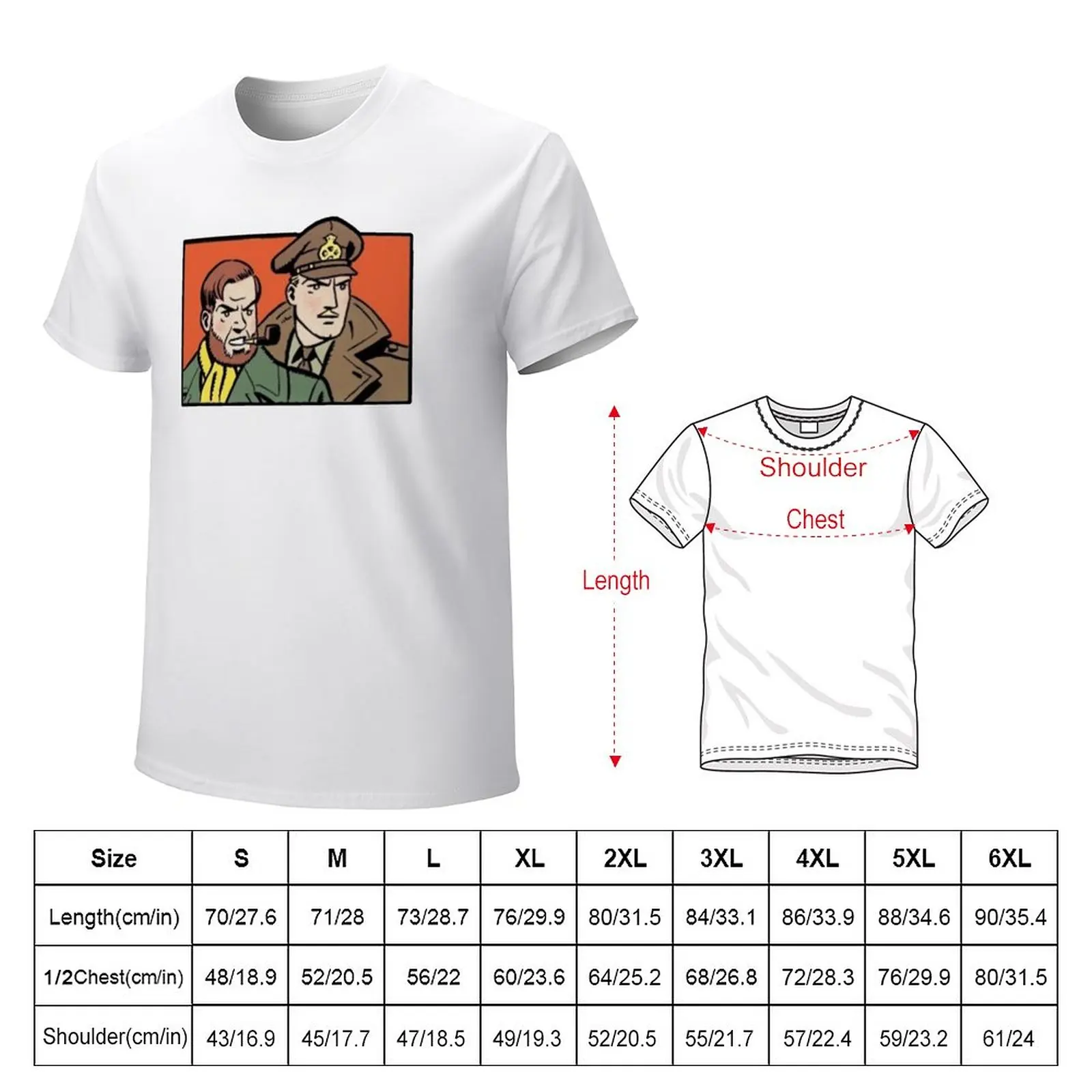 Blake and Mortimer-男性用の必須のTシャツ - Summer Clothing Banner のレビューと価格